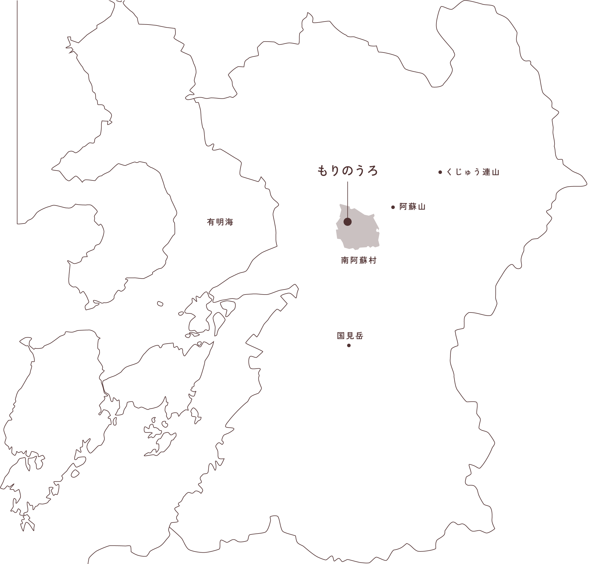 もりのうろ地図